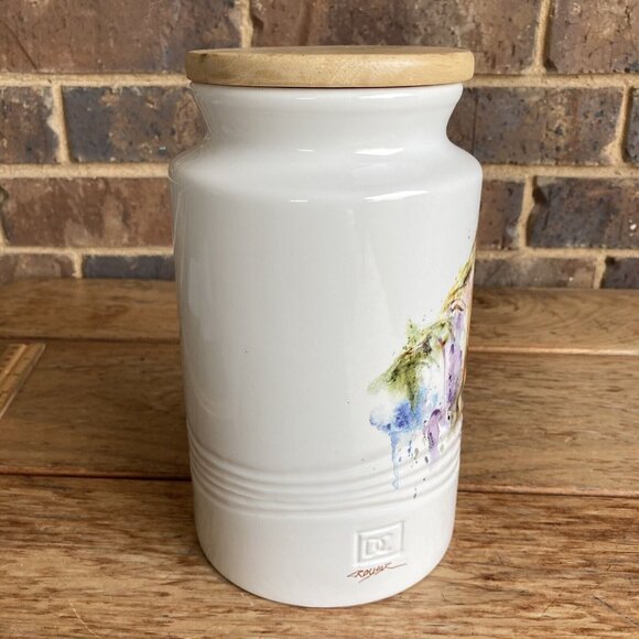Big Sky Carvers Dean Crouser Watercolor Good Lookin’ Horse Ceramic Canister - Picture 5 of 13